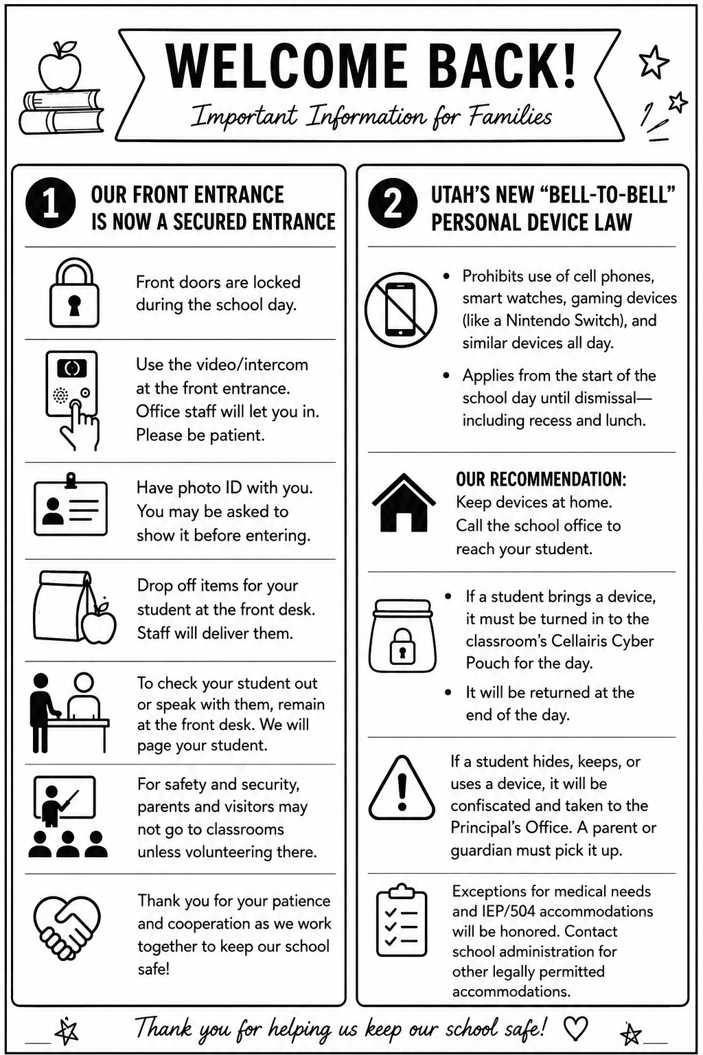 Important Security & Personal Devices update